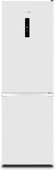 Picture of Gorenje N619EAW4 | Energy efficiency class E | Free standing | Combi | Height 186 cm | No Frost system | Fridge net capacity 207 L | Freezer net capacity 97 L | Display | 39 dB | White