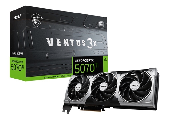 Picture of MSI GeForce RTX 5070 Ti 16GB VENTUS 3X