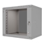 Attēls no Rack Cabinet 19" 9U 450mm Glass Door Grey
