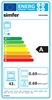 Picture of Simfer | Cooker | 5405SERBB | Hob type Gas | Oven type Electric | White | Width 50 cm | Electronic ignition | Depth 60 cm | 43 L