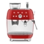 Attēls no SMEG ESPRESSO MACHINE 50'STYLE WITH INTEGRATED GRINDER RED EGF03RDEU