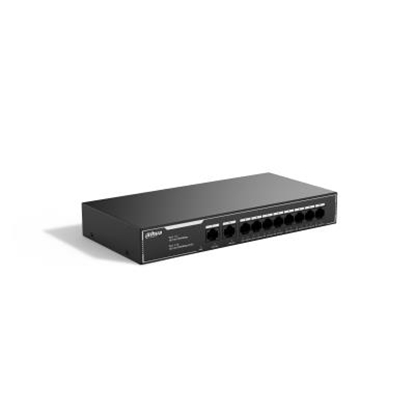 Attēls no Switch|DAHUA|10-Port Economical Gigabit PoE Switch with 8-Port PoE|Type L2|SG1010LP