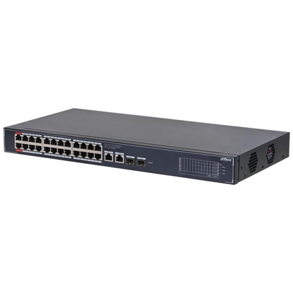 Attēls no Switch|DAHUA|DH-SG4028LP|Type L2|PoE ports 4|240 Watts|SG4028LP