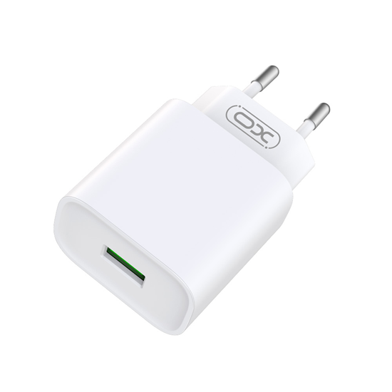 Picture of XO wall charger CE02D QC 3.0 18W 1x USB white