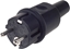 Attēls no Bachmann solid rubber plug, French system, IP44, black