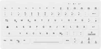 Picture of Cherry AK-C4112 tastatūra Medicīnisks USB QWERTZ Vācu Balts