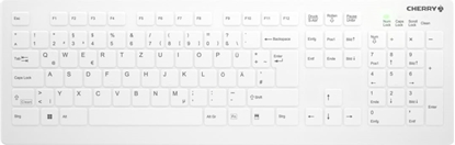 Picture of Cherry AK-C8112 tastatūra Medicīnisks RF Bezvadu QWERTZ Vācu Balts