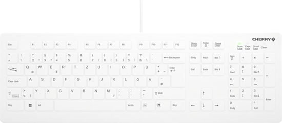 Picture of Cherry AK-C8112 tastatūra Medicīnisks USB QWERTZ Vācu Balts