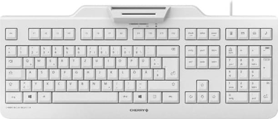 Picture of Cherry SECURE BOARD 1.0 tastatūra Birojs USB QWERTZ Vācu Pelēks
