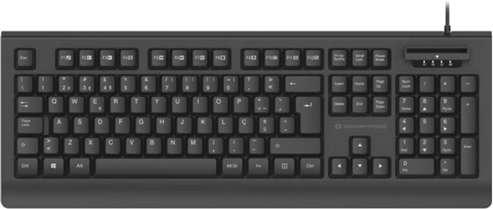 Picture of Conceptronic KAYNE01PT tastatūra Birojs USB QWERTY Portugāļu Melns