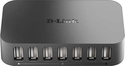 Picture of D-Link DUB-H7 USB 2.0 Type-B 480 Mbit/s Melns