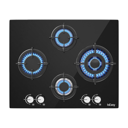 Attēls no IsEasy MGBG-604B glass gas cooktop