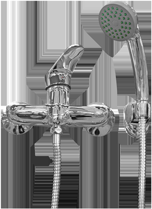 Изображение Jaucējkrāns dušai ar duš. kompl. M-7|35K Malaga