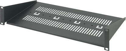 Attēls no Schroff 19" Equipment Shelf, 2 U, RAL 7021