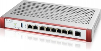 Picture of ZYXEL USG FLEX 200 H, USER-DEFINABLE PORTS WITH 2*2.5G & , 6*1G, USB  WITH 1 YR ENTRY DEFENSE PACK