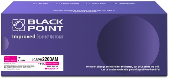 Изображение [LCBPH2203AM] Toner Black Point Color (HP W2203A) chip OEM