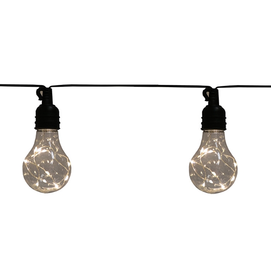 Picture of 10 Spuldžu virtene ar LED 5m