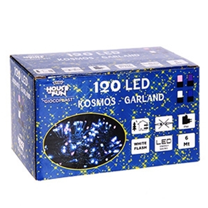 Picture of 120 LED virtene Kosmos 6m sarkana/violeta/balta/zila