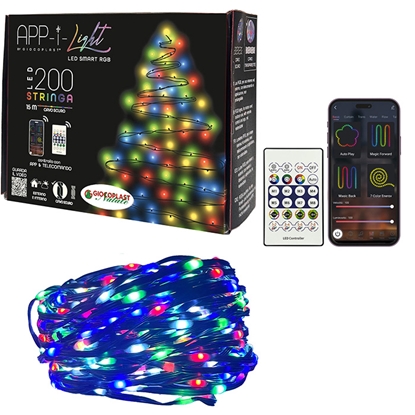 Attēls no 200 LED virtene App-I Light RGB 15m