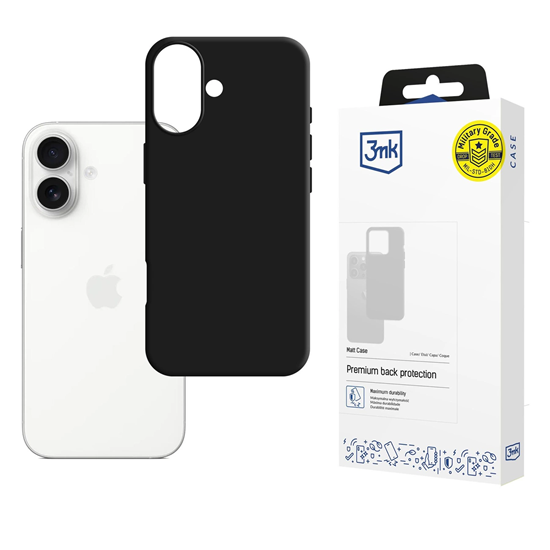 Picture of 3mk Matt Case for Apple iPhone 17 - Black