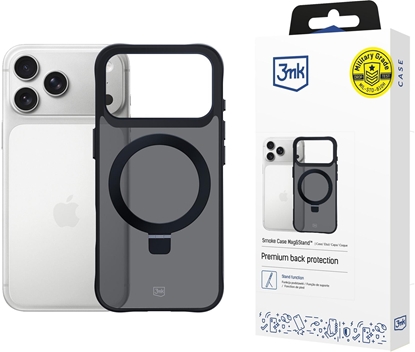 Picture of 3MK 3mk Smoke Case Mag&Stand for iPhone 17 Pro - Black