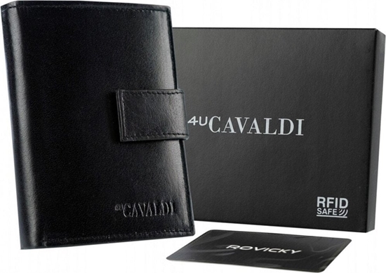 Picture of 4U Cavaldi Skórzany mski portfel Cavaldi 0104L-P-BS RFID NoSize