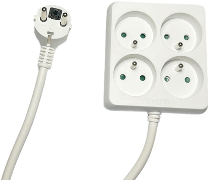 Изображение 4-way Power Strip Square