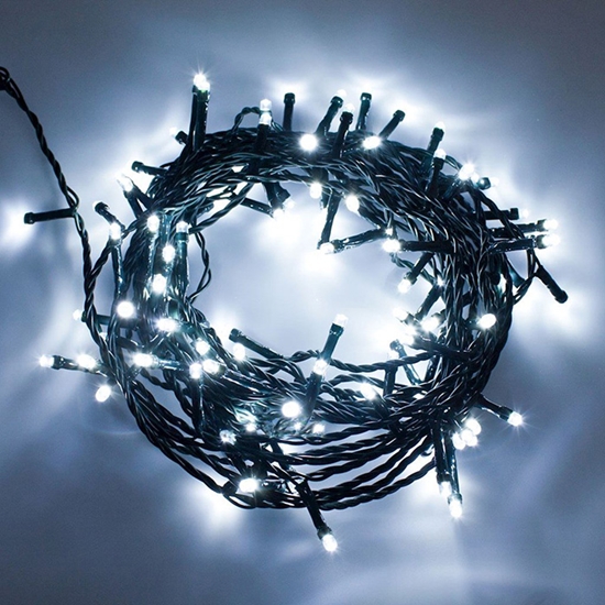 Picture of 500 LED diožu virtene 50m auksti balta