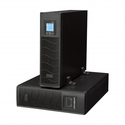 Attēls no 6000 Online UPS Rack modelis 6kVA (3U) ar papildus bloku (3U) paredzēts 16 x 7Ah/12V akumulatoriem