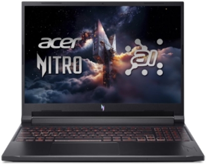 Picture of Acer | Nitro V 16 AI ANV16-42-R1HB | Shale Black | 16 " | IPS | WQXGA | 2560 x 1600 pixels | AMD Ryzen 7 | 260 | 16 GB | DDR5 | Solid-state drive capacity 1000 GB | NVIDIA GeForce RTX 5060 | GDDR7 | 8 GB | Windows 11 Home | 802.11ax | Bluetooth version