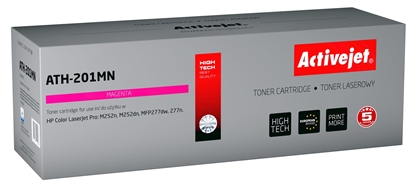 Picture of Activejet ATH-201MN toner for HP printer HP 201A CF403A CRG045 replacement; Supreme; 1400 pages; magenta