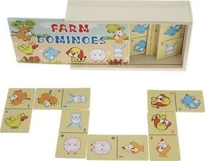 Изображение Adar Domino obrazkowe drewniane Zwierztka 543485