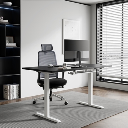 Picture of Adjustable Height Table Up Up Bjorn White, Table top L Black