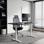 Picture of Adjustable Height Table Up Up Bjorn White, Table top L Black