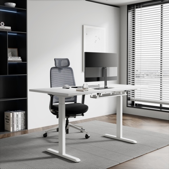 Изображение Adjustable Height Table Up Up Bjorn White, Table top L White