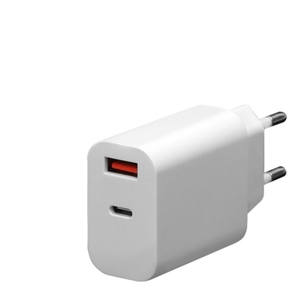 Attēls no adowarka Platinet 1x USB-A 1x USB-C 3 A (PLCUPD30W)