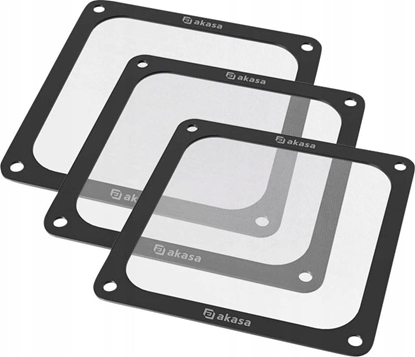 Attēls no Akasa filtr przeciwkurzowy mocna magnetyczna siatka nylonowa, 120mm, 3-pack