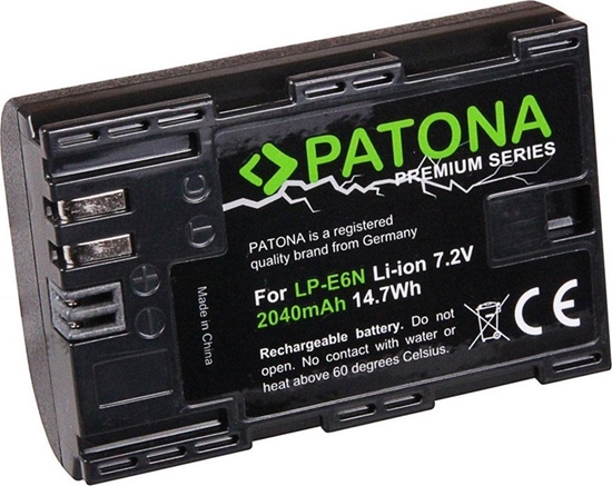 Picture of Akumulator Patona PATONA baterie pro foto Canon LP-E6N 2040mAh Li-Ion Premium