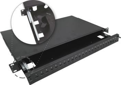 Изображение Alantec Przecznica wiatowodowa teleskopowa 24xSC simplex / 24xLC duplex 19" 1U z akcesoriami montaowymi (dawiki, opaski) ALANTEC - ALANTEC