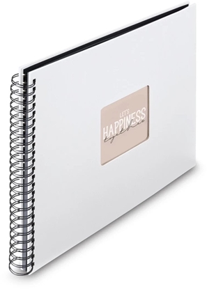 Attēls no ALBUM FINE ART 36X32/50 MLECZNA BIEL CZARNE KARTKI