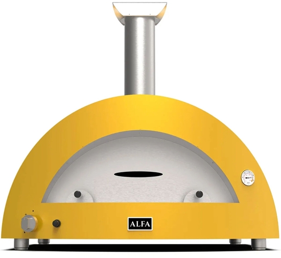 Picture of Alfa Forni Moderno 5 Pizze Hybrid Fire Yellow