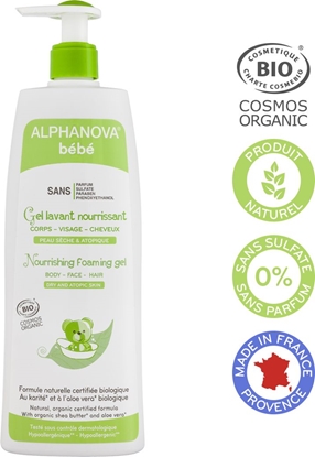 Attēls no Alphanova Bebe el do mycia do skóry suchej i atopowej 500ml