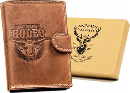 Изображение Always Wild Duy, Pionowy Portfel Mski Ze Skóry Naturalnej