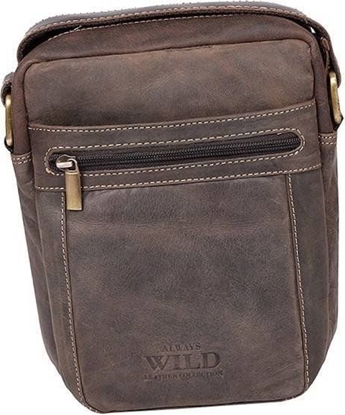 Attēls no Always Wild Niewielka, dwukomorowa listonoszka mska ze skóry naturalnej Always Wild Nie dotyczy