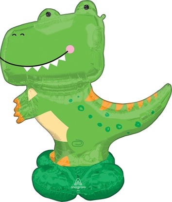 Attēls no AMSCAN Balon foliowy AirLoonz t-rex 137x114cm