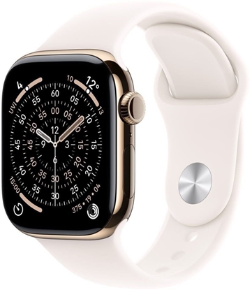 Attēls no Apple Watch 11 42mm GPS+5G Titan Sport S/M gold/light blush