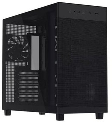Attēls no ASUS case PRIME AP303 TG BLACK, ATX, prhledná bonice,1x120mm, erná