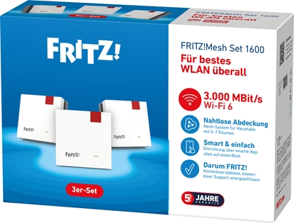 Изображение AVM FRITZ!Mesh Set 1600 3-pack