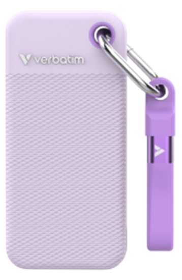 Изображение Ārējais SSD Verbatim Pocket Purple 1TB USB-C