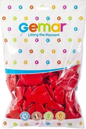 Picture of Balony pastelowe czerwone 21cm 100szt